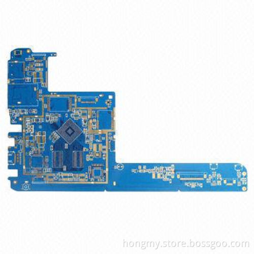 Six-layered PCB with Immersion Gold Surface Finish and 2oz Outer Layer Copper Thickness